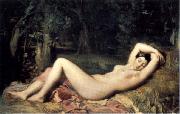 Theodore Chasseriau Sleeping Nymph painting